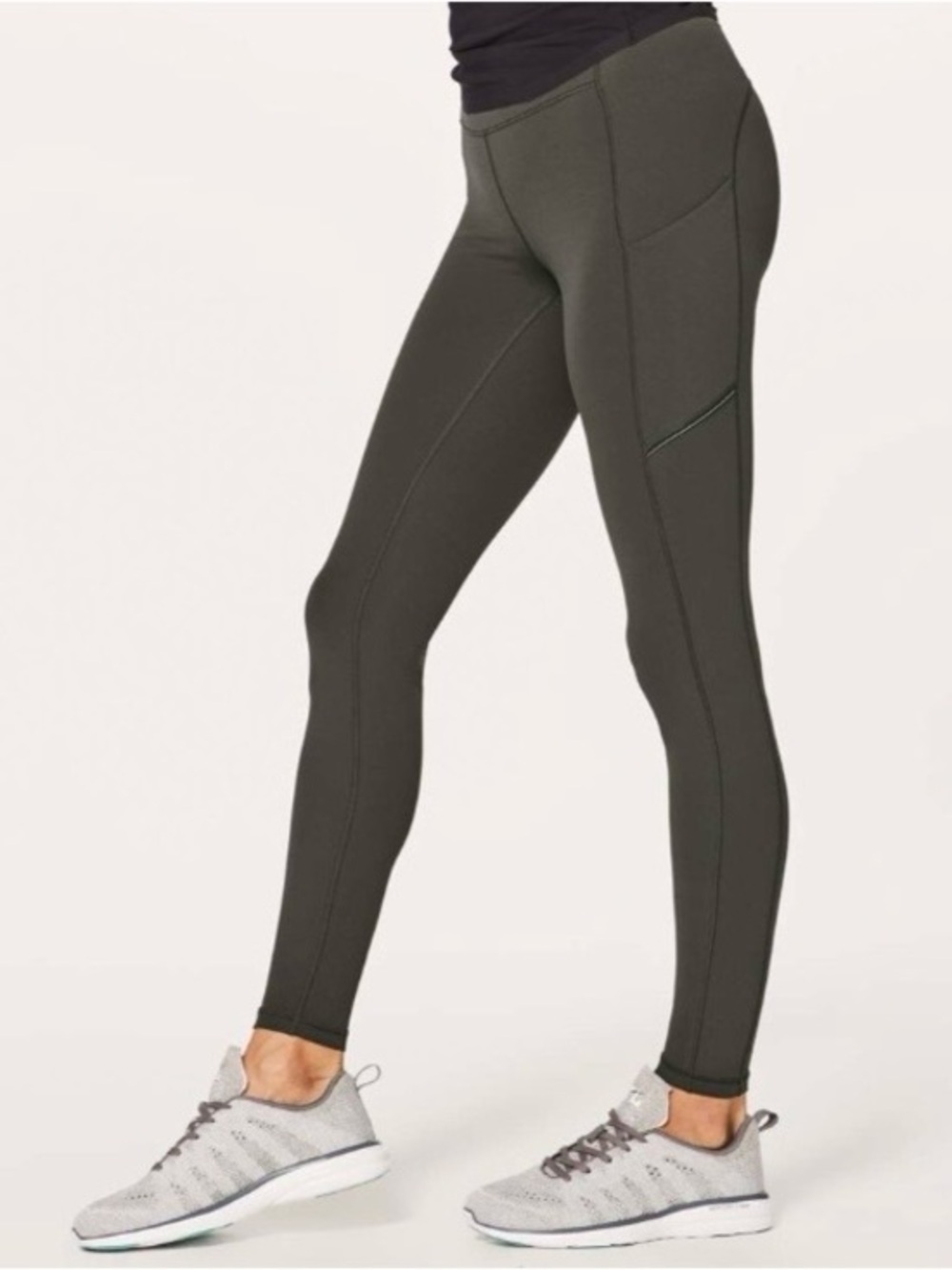Lululemon Speed Up Tight Full-On Luxtreme 28" Dark Olive 6